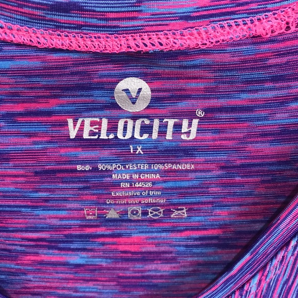 3/$35 Multi color Workout shirt. - Picture 3 of 4